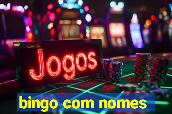 bingo com nomes